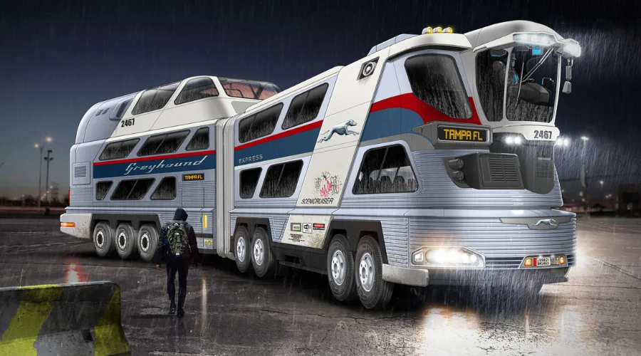Bus to Houston